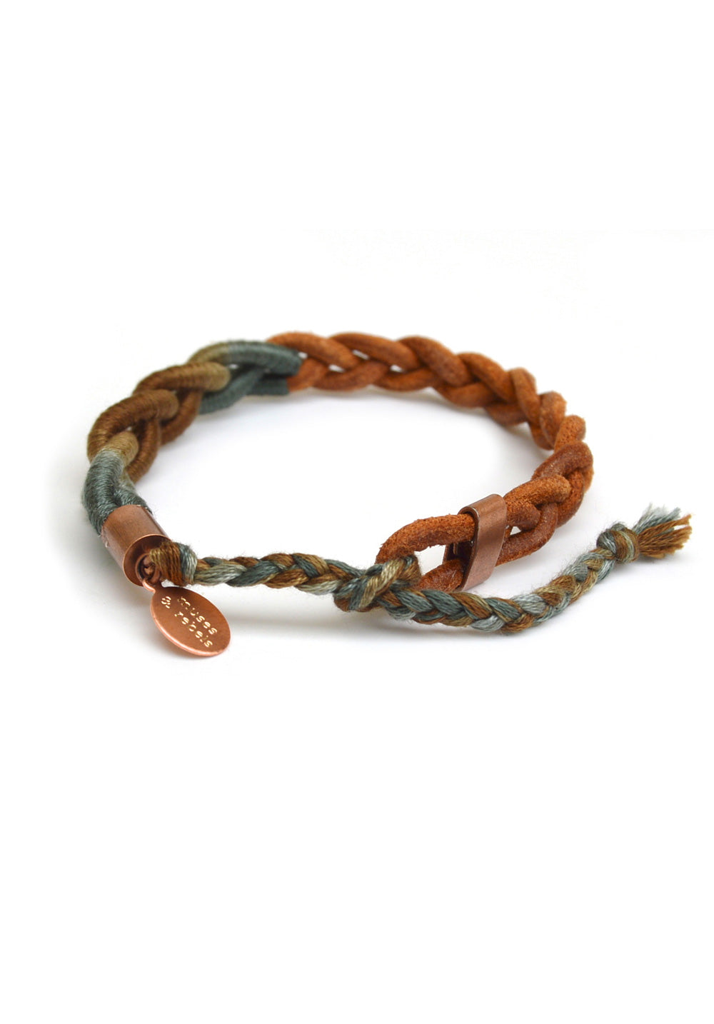 wrapped braid bracelet - sierra