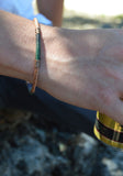wrapped leather bracelet - mojave